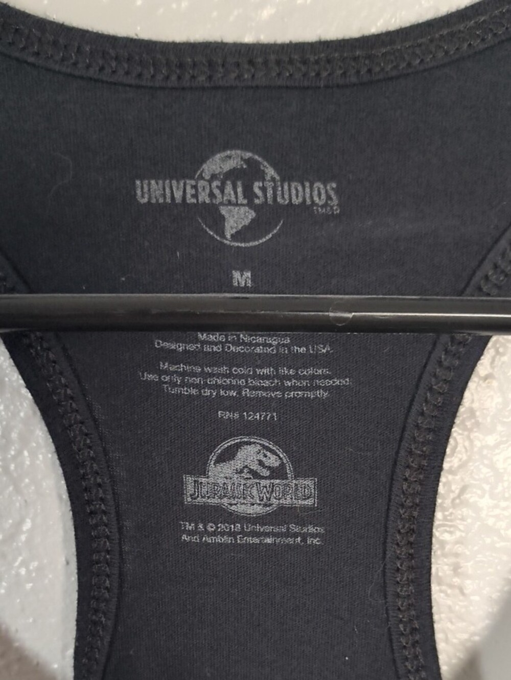 Universal Studios Jurassic World Racerback Tank - Picture 3 of 4